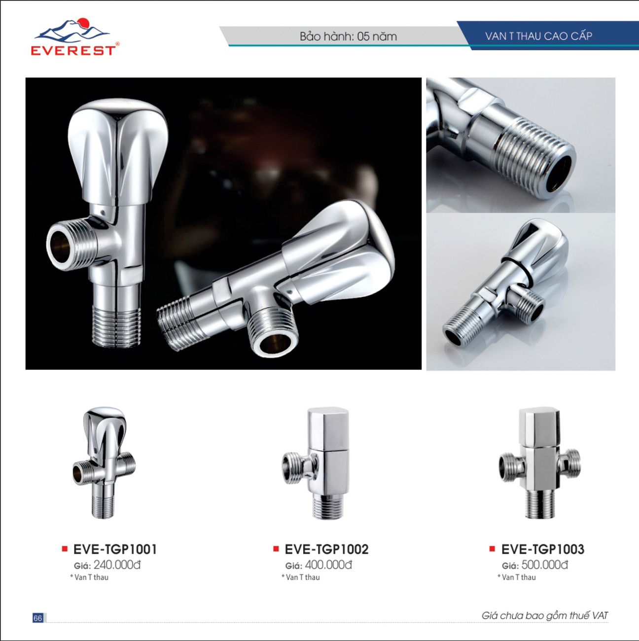 Thiết bị vệ sinh EVEREST Hiện Đại Catalogue và Bảng giá mới nhất /Page 